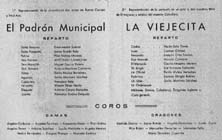 Reparto de actores en la obra &ldquo;El padr&oacute;n municipal&rdquo;